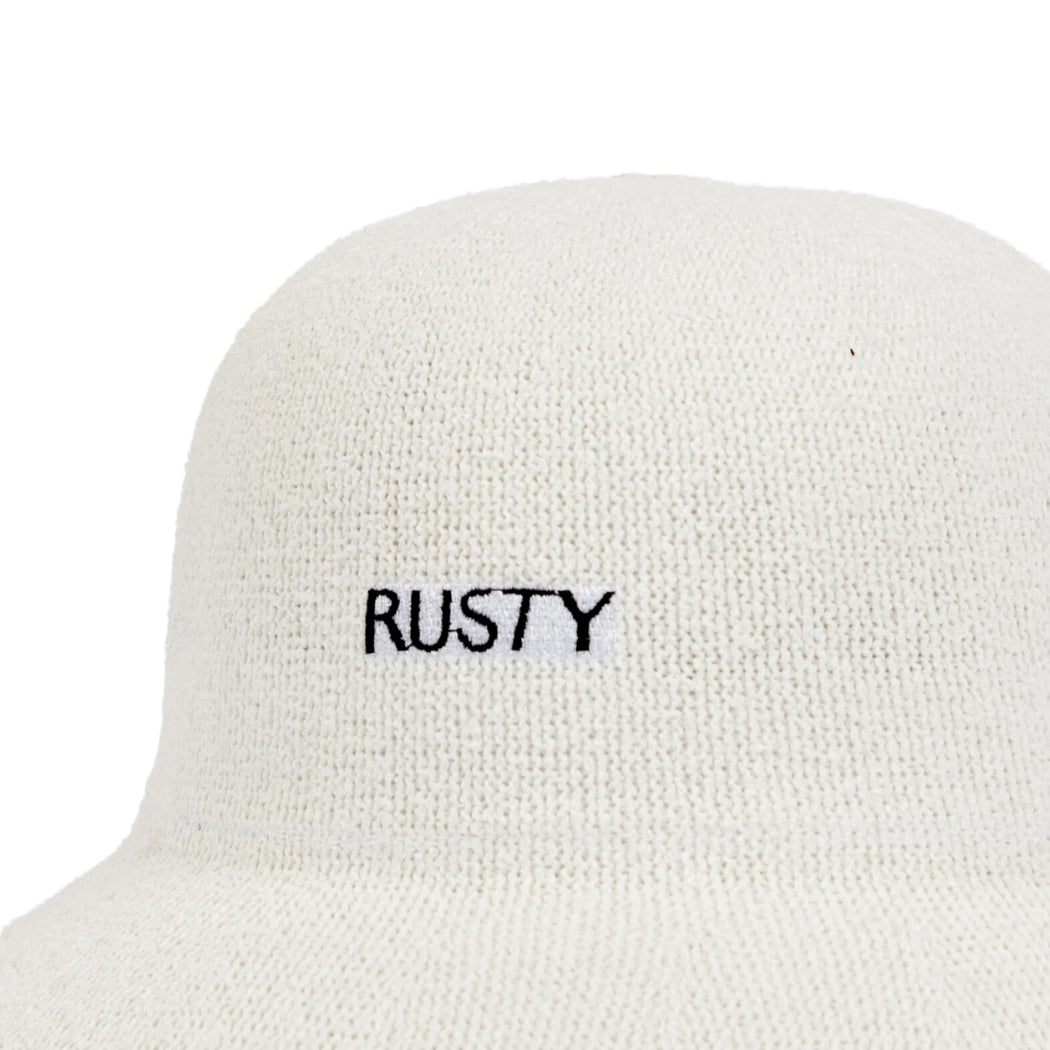 Rusty Bailey Bucket Hat White