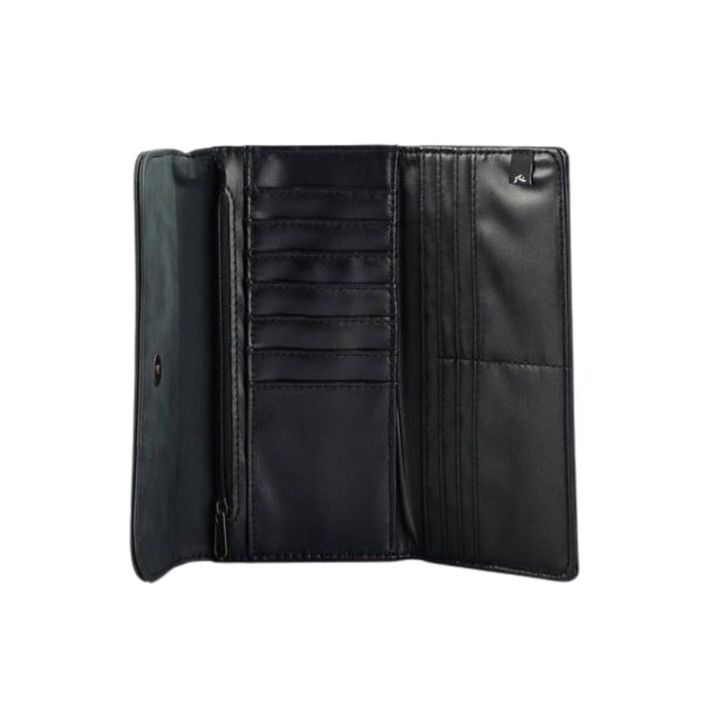 Rusty Ballad Flap Wallet Black