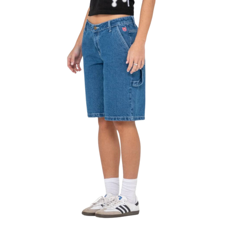 Rusty Billie Low Rise Carpenter Jort Authentic Blue
