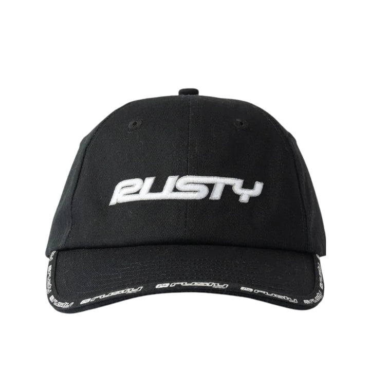 Rusty Black List Dad Cap Black