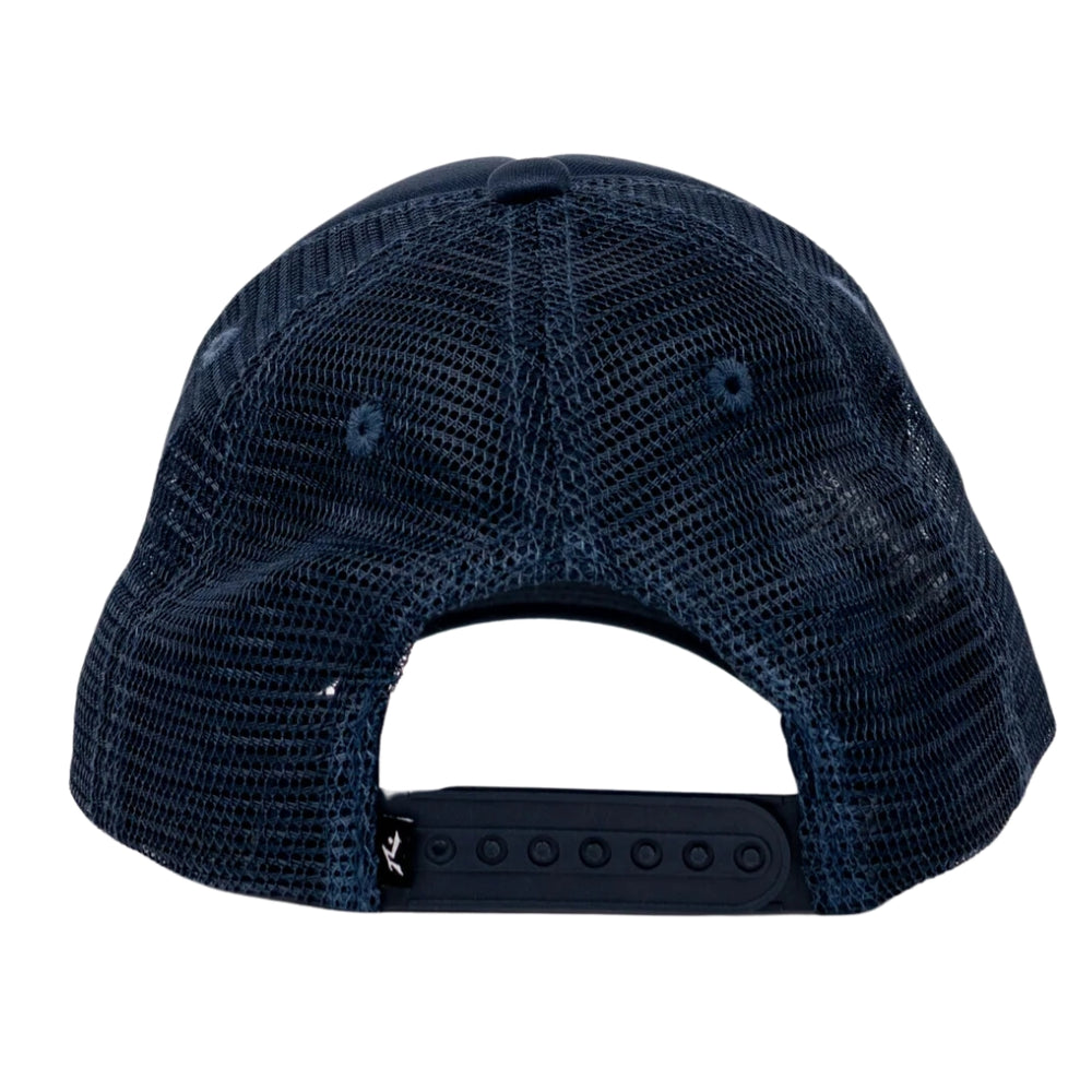Rusty Boxed Out Trucker Cap Boys Navy Blue