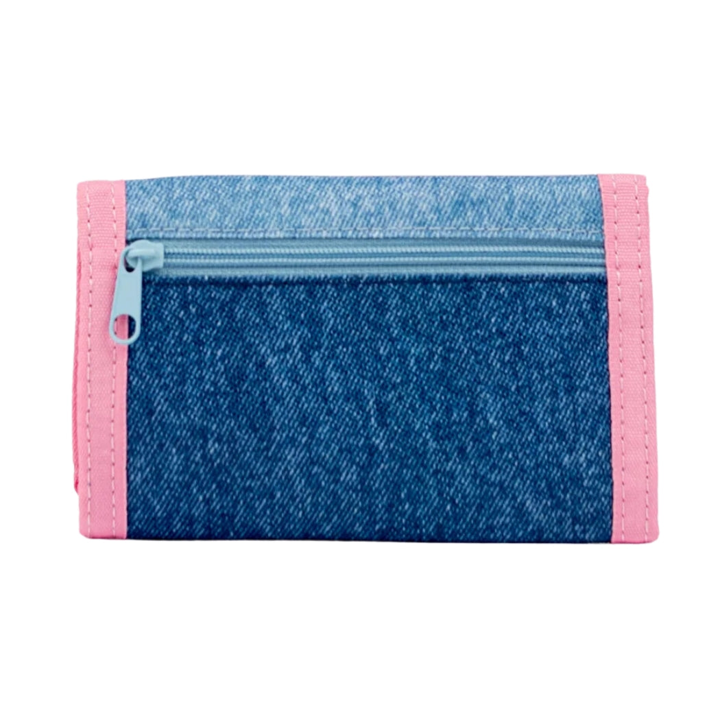 Rusty Britney Tri Fold Wallet Navy Blue