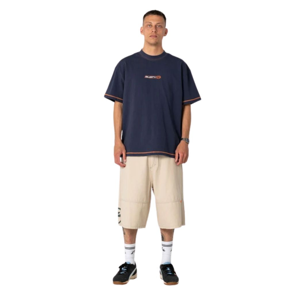 Rusty Bus Down Tee Dark Blue 2