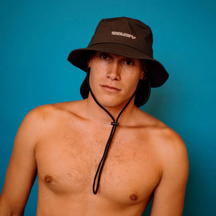 Rusty Carbon Bucket Hat Coal