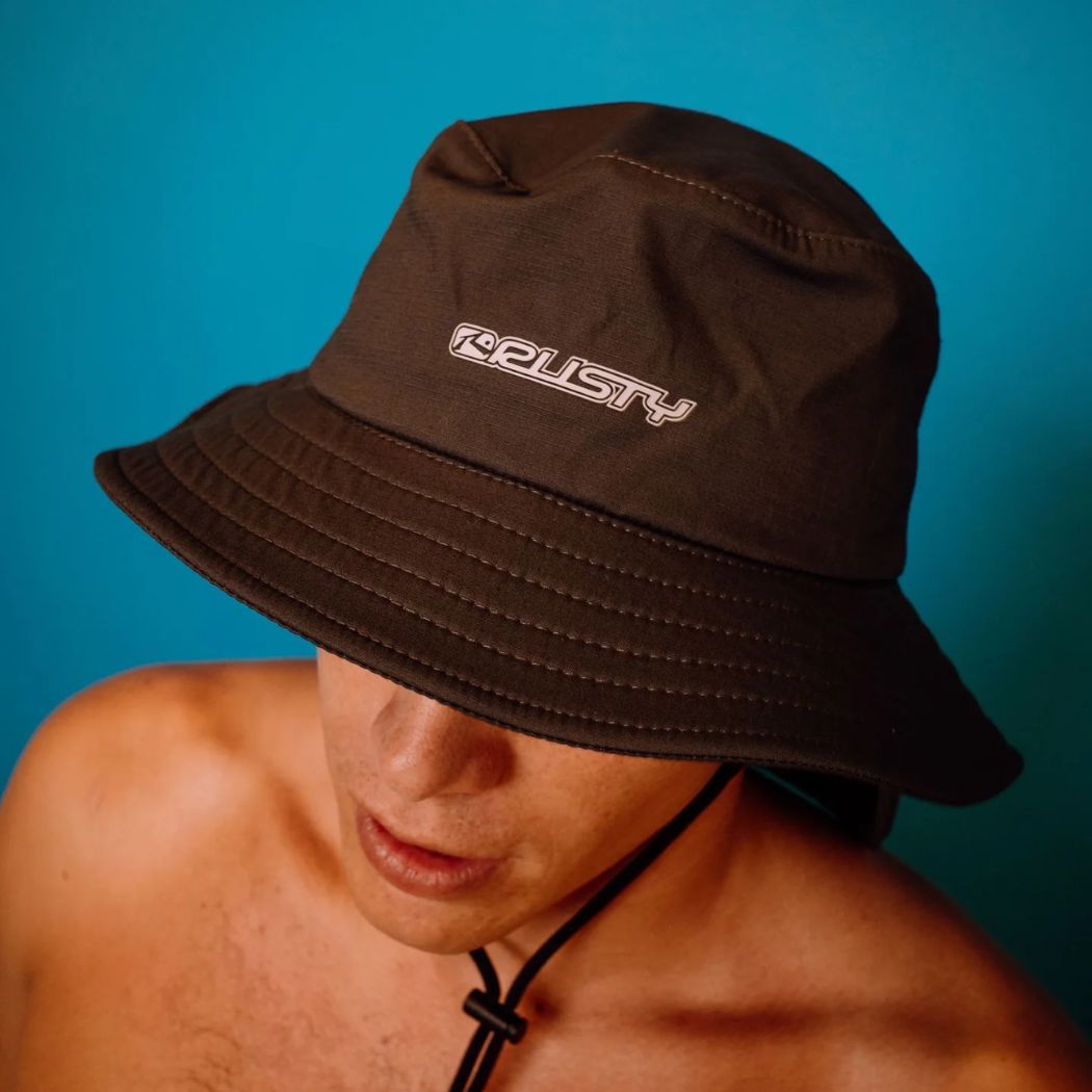 Rusty Carbon Bucket Hat Coal