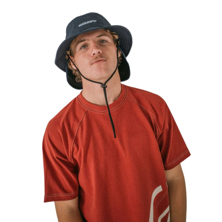 Rusty Carbon Bucket Hat Navy Blue
