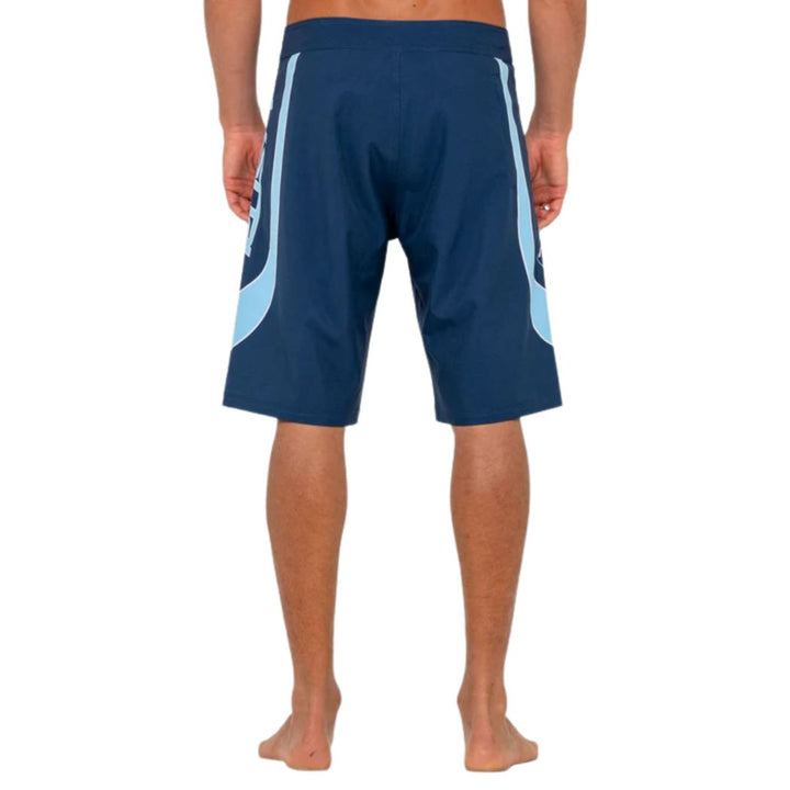 Rusty Charger Fixed Waist Boardshort Navy Blue