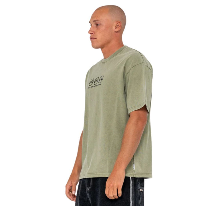 Rusty Crusoe Wash Tee Savannah