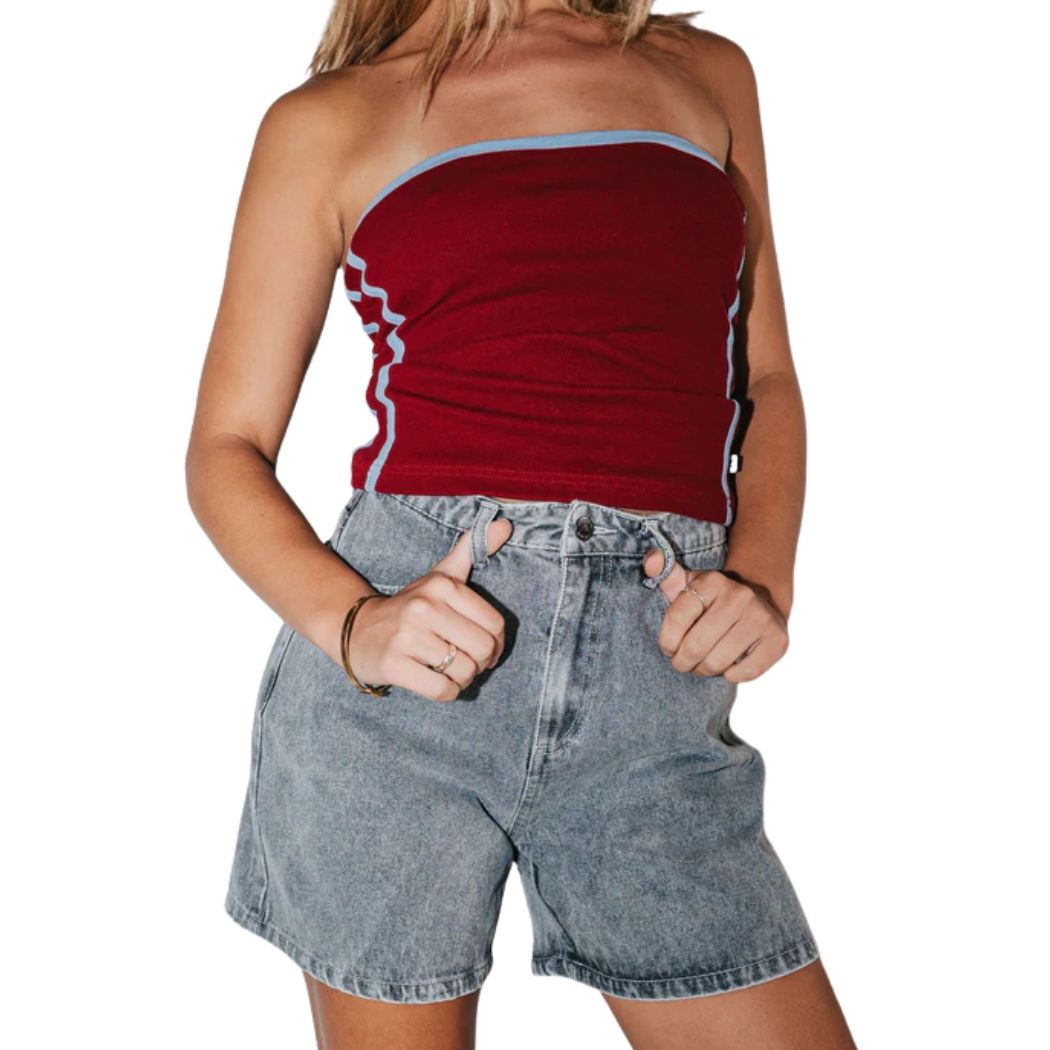 Rusty Cyprus High Denim Short London Summer