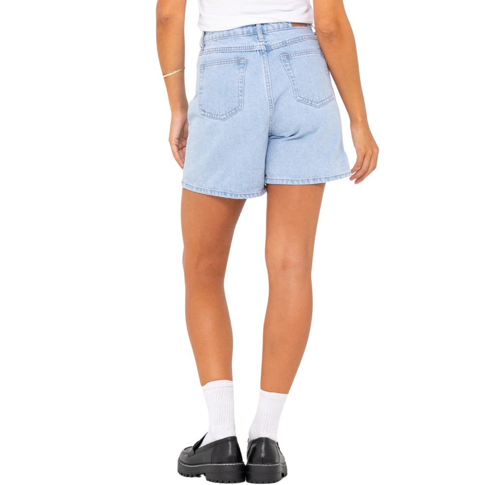 Rusty Cyprus High Denim Short Sky Blue 