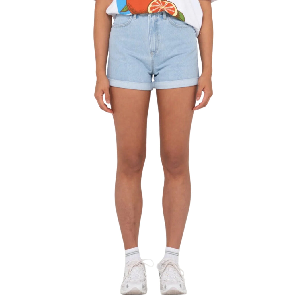 Rusty Cyprus High Denim Short Sky Blue 