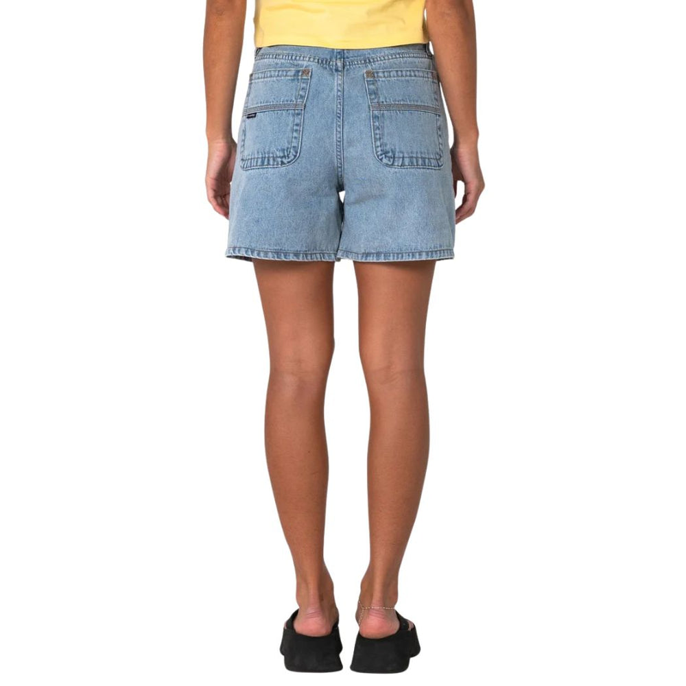 Rusty Cyprus High Denim Short True Blue