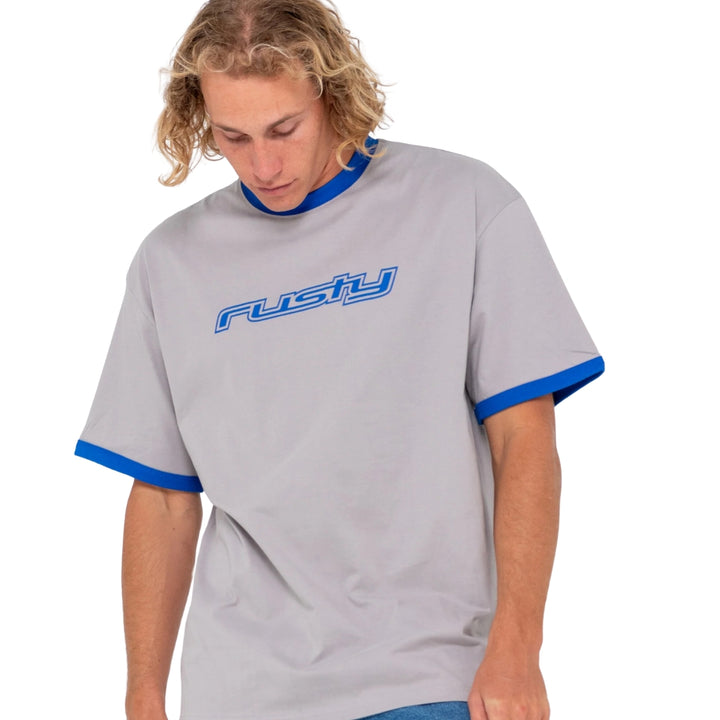 Rusty Dead Ringer Tee Oyster Grey