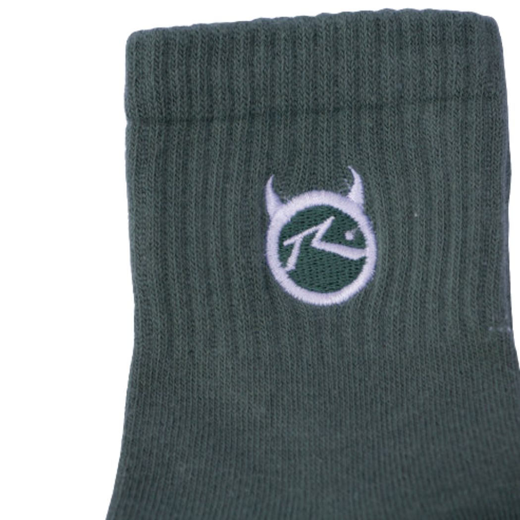 Rusty Fancy Day Crew 3 Sock Pack Multi 6