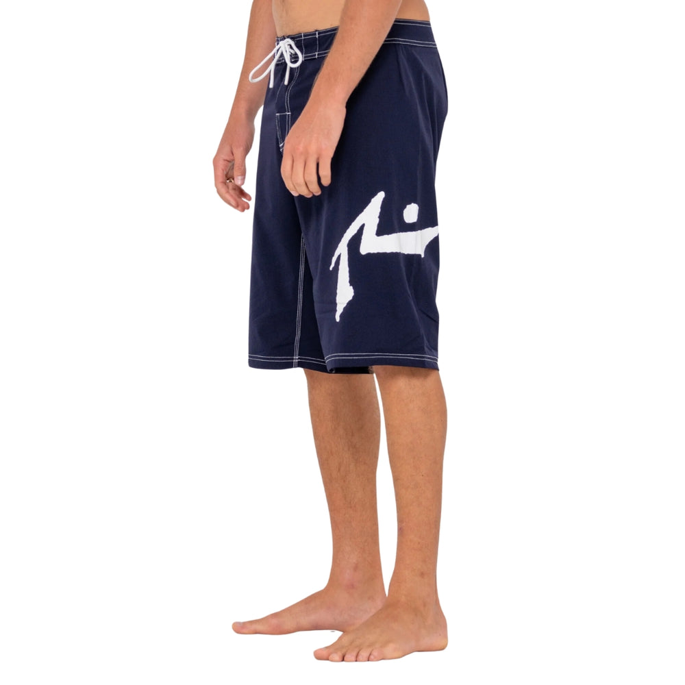 Rusty Fixed Competition Revolution Boardshort Navy Blue