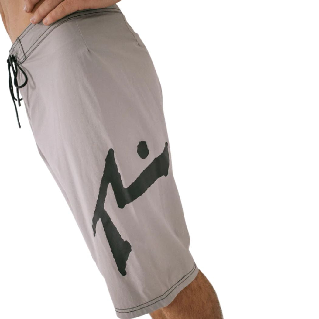 Rusty Fixed Competition Revolution Boardshort Stone Grey