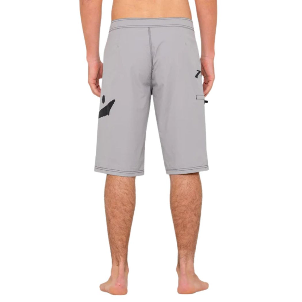 Rusty Fixed Competition Revolution Boardshort Stone Grey