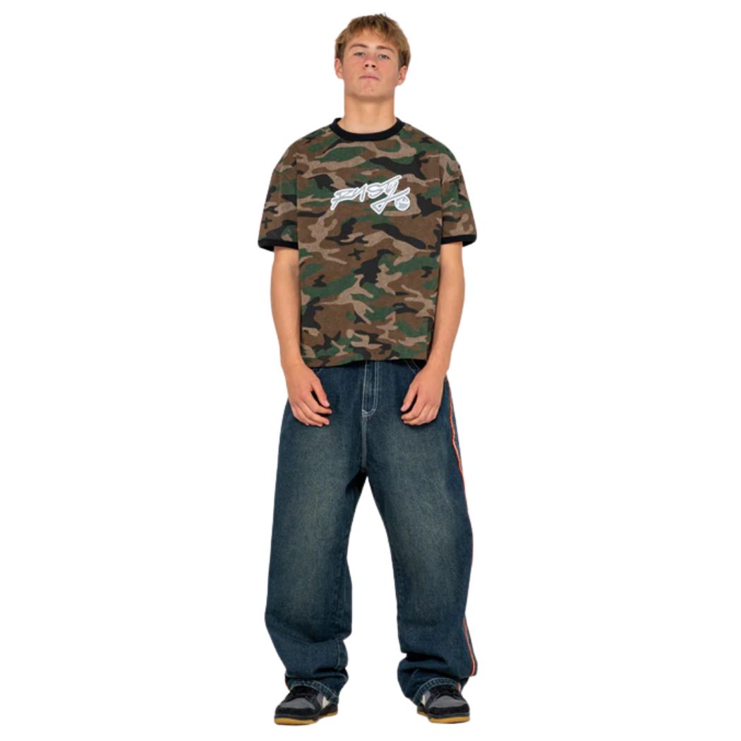 Rusty Flip Daddy 2.0 Baggy Jean Dark N Dirty Orange