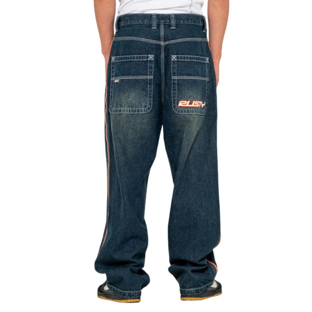 Rusty Flip Daddy 2.0 Baggy Jean Dark N Dirty Orange