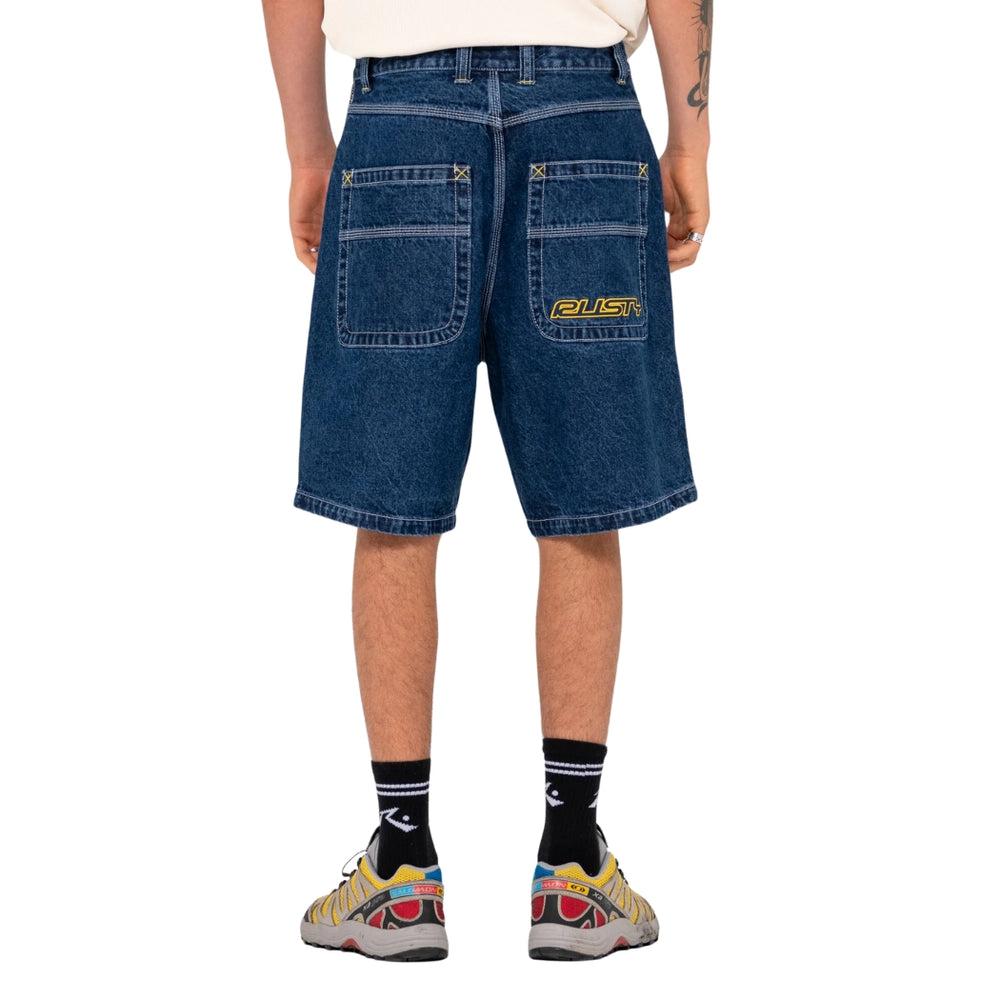 Rusty Flip Daddy 2.0 Jort Deep Sea Blue