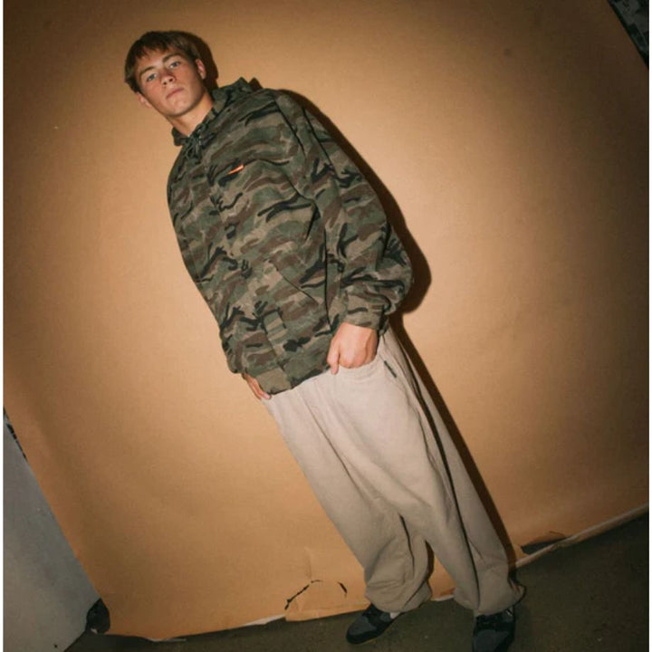 Rusty Flip Daddy Baggy Elastic Pant Abbey Stone