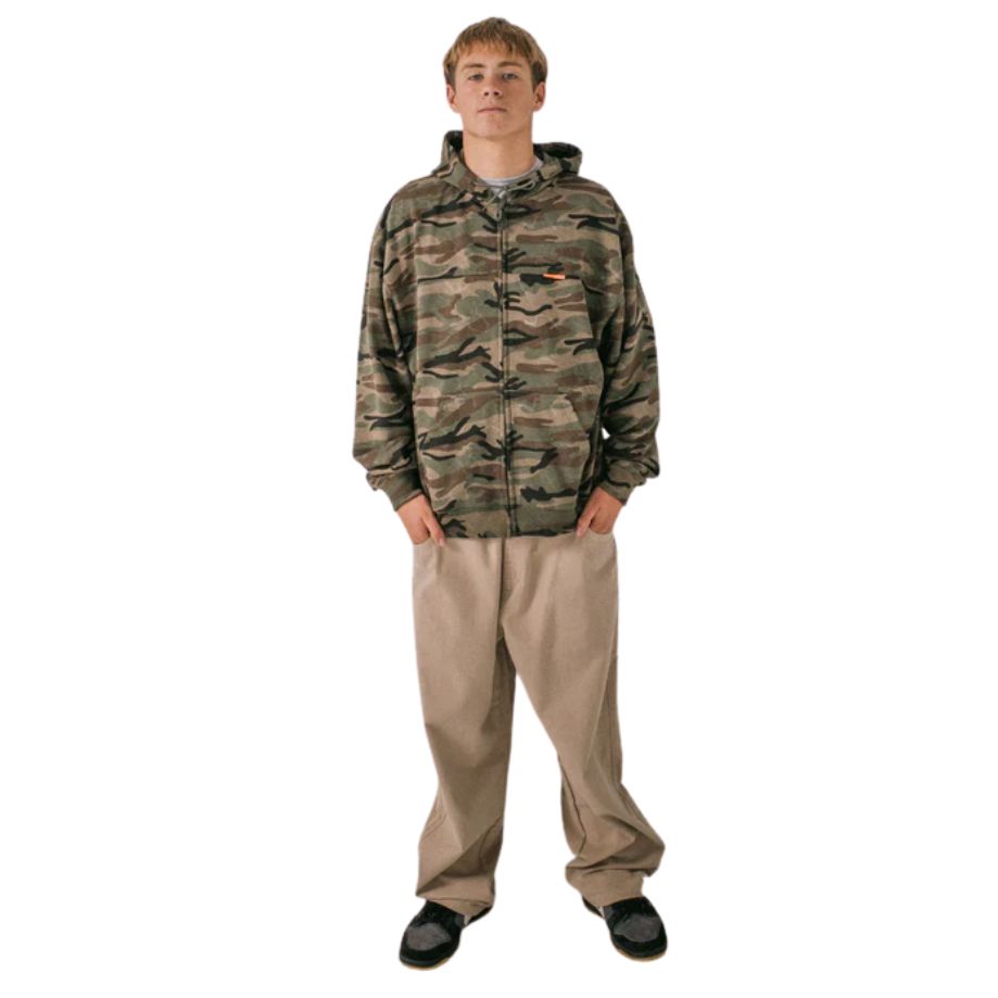 Rusty Flip Daddy Baggy Elastic Pant Abbey Stone