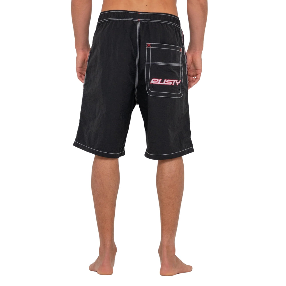 Rusty Flip Daddy Boardshort Black 1