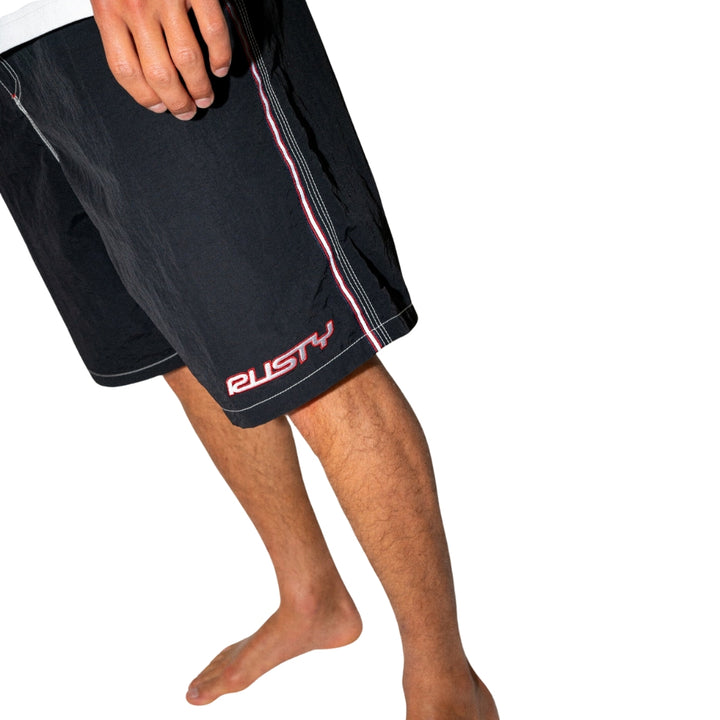 Rusty Flip Daddy Boardshort Black 4
