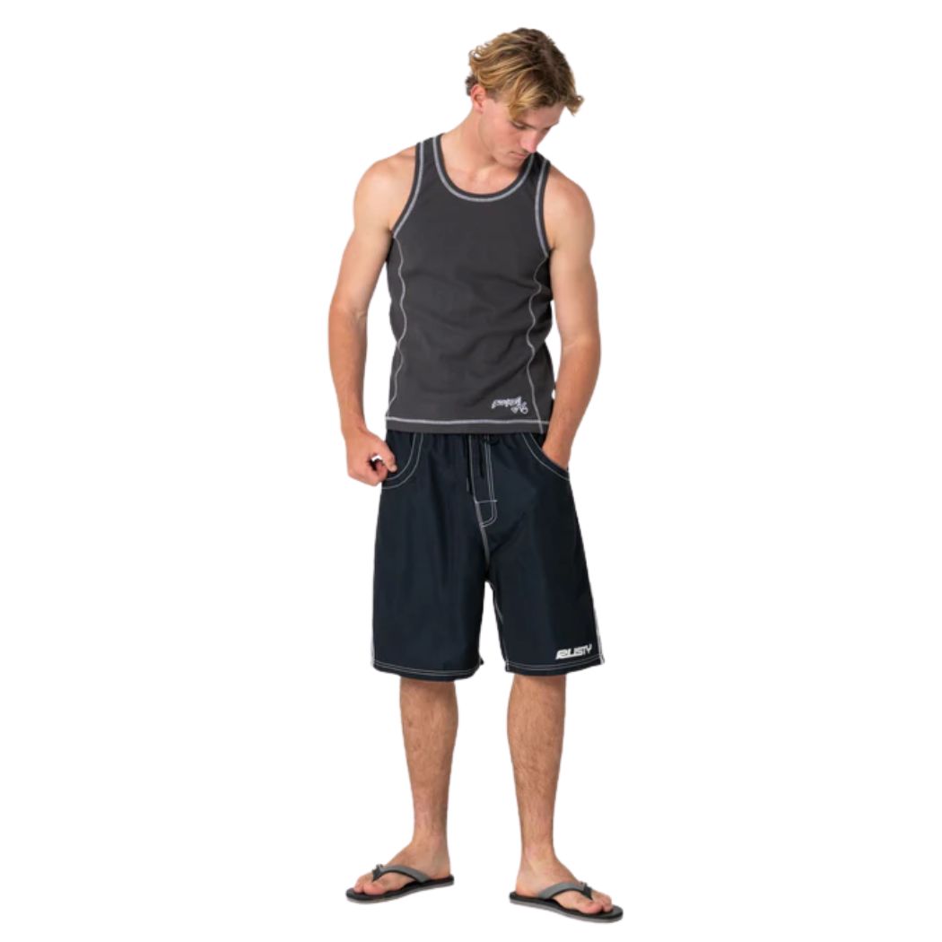 Rusty Flip Daddy Boardshort Black 4