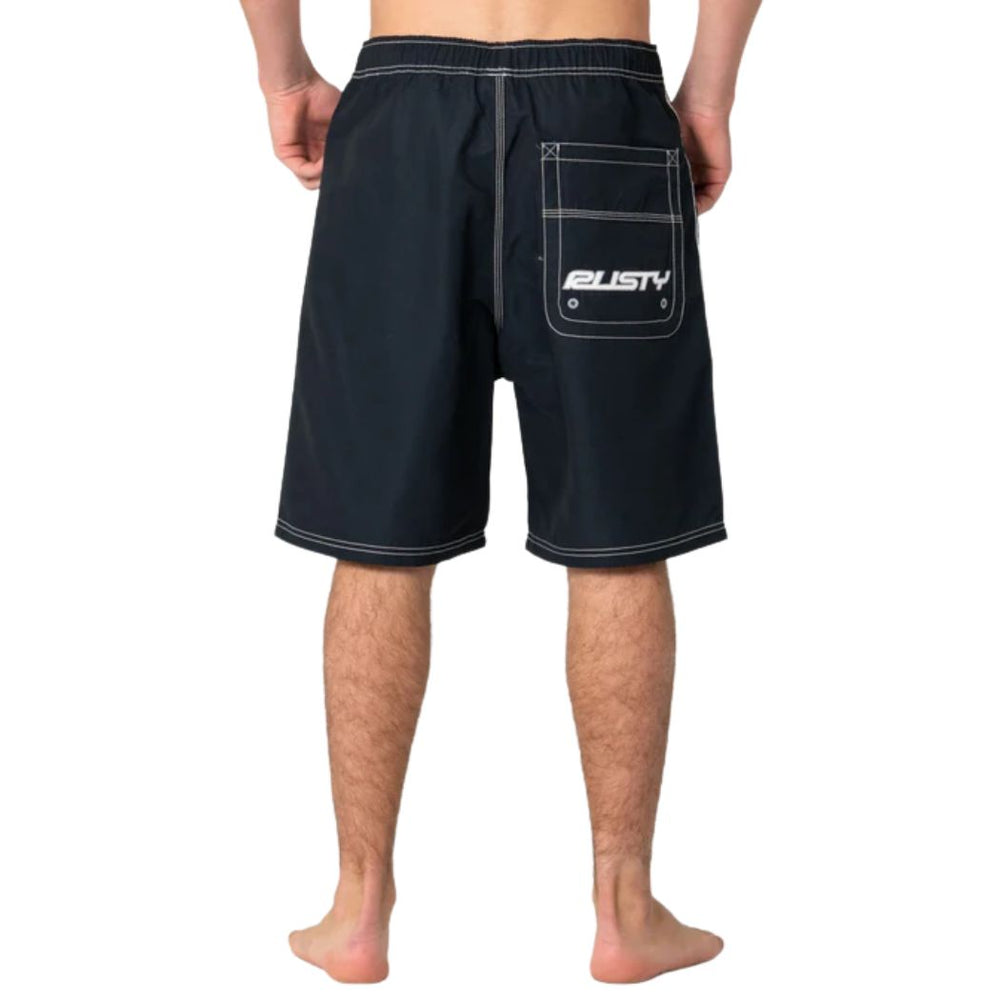 Rusty Flip Daddy Boardshort Black 4