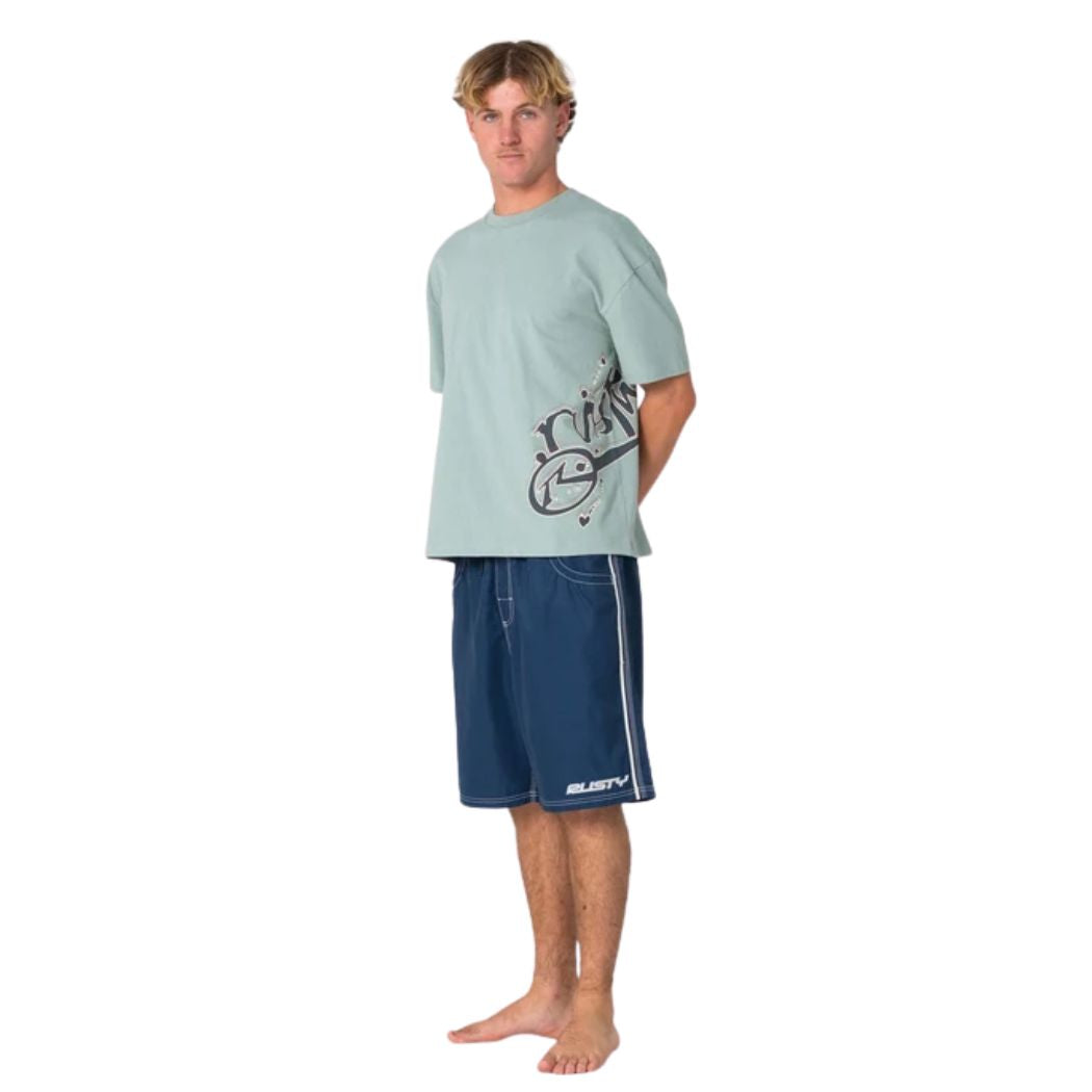 Rusty Flip Daddy Boardshort Navy Blue 4