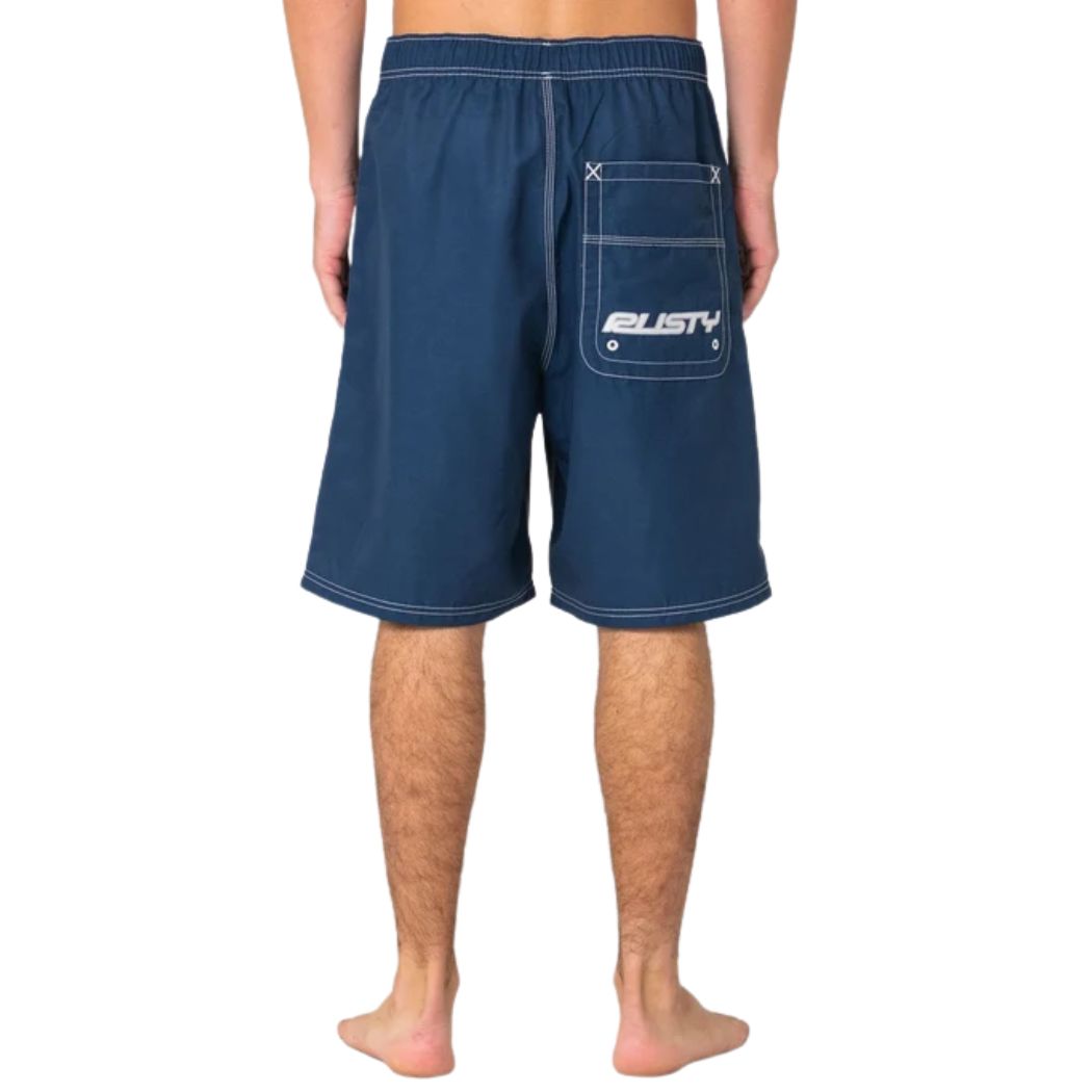 Rusty Flip Daddy Boardshort Navy Blue 4