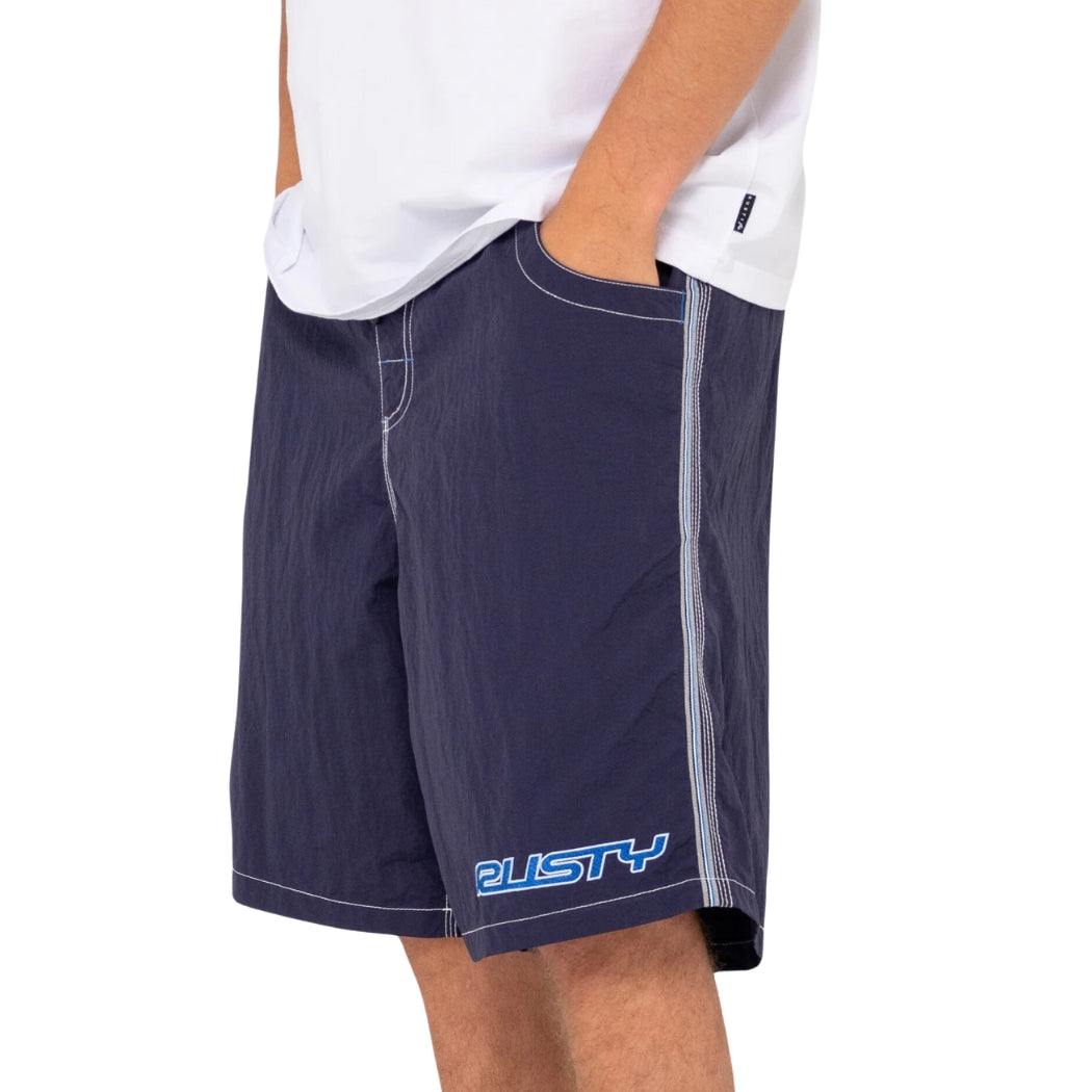 Rusty Flip Daddy Boardshorts Navy Blue