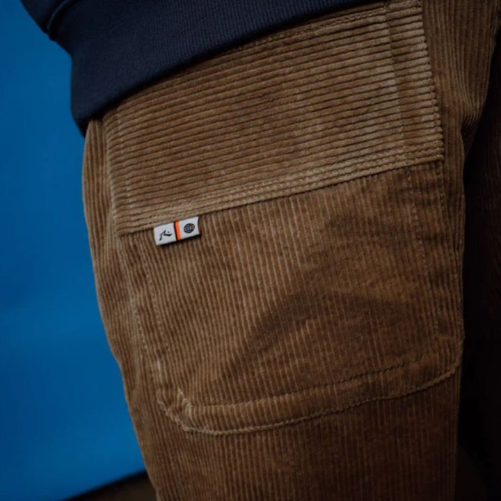 Rusty Flip Daddy Cord Pant Khaki