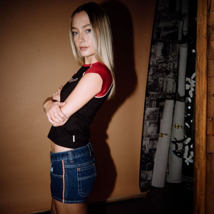 Rusty Flip Mommy Low Rise Micro Mini Short LDN