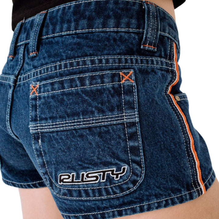 Rusty Flip Mommy Low Rise Micro Mini Short LDN