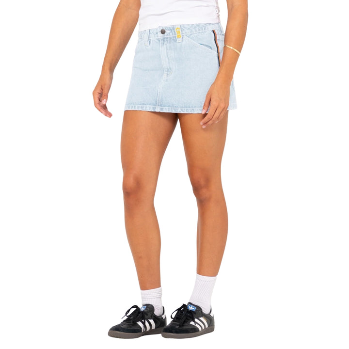  Rusty Flip Mommy Low Rise Mini Denim Skirt