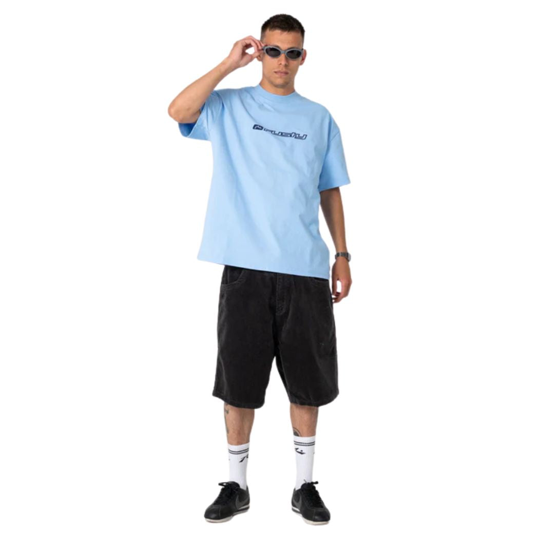 Rusty Fragment Tee Sky Blue