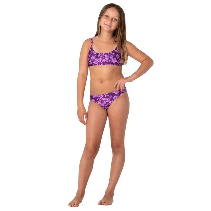 Rusty Girls Carbo Floral Bikini Set Grape