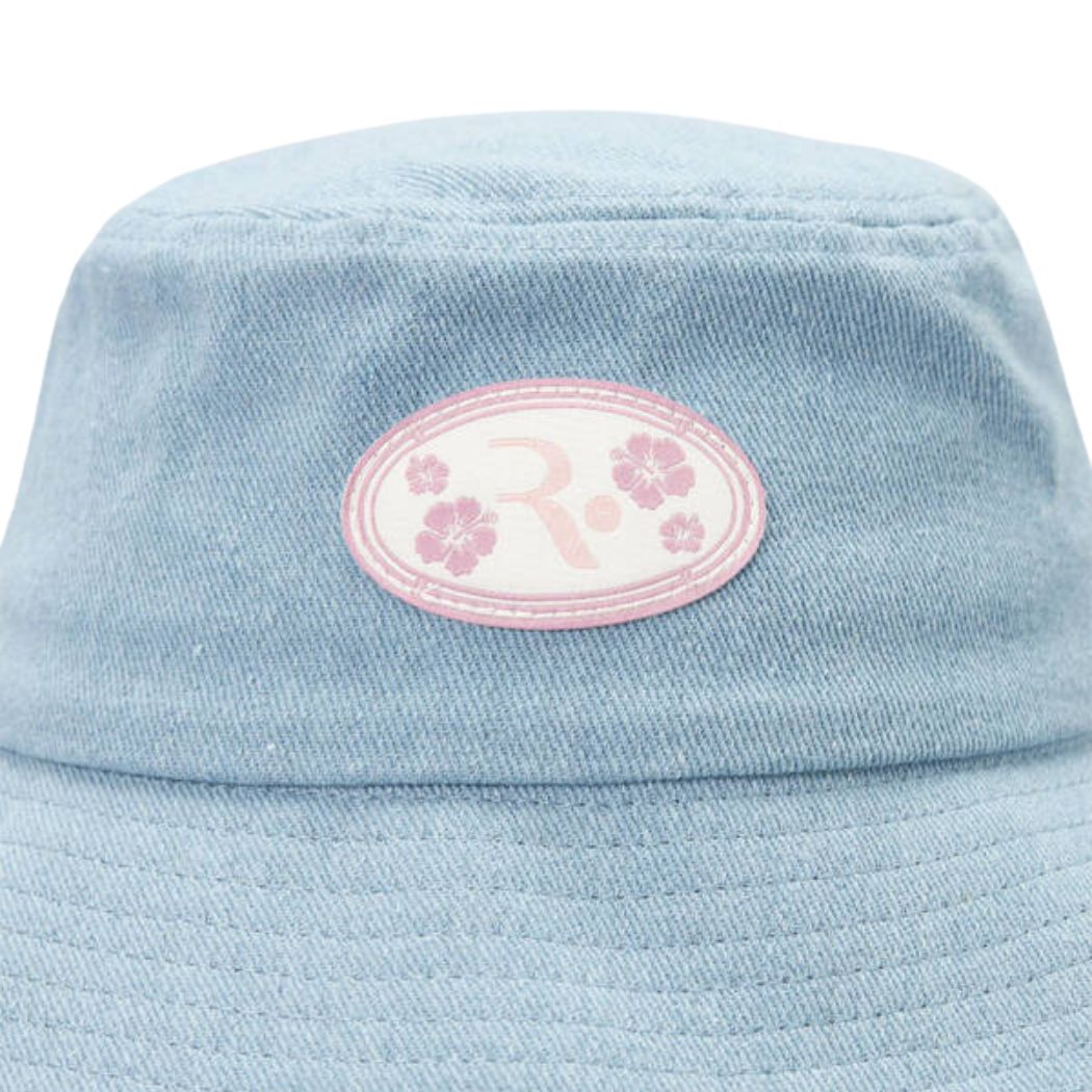 Rusty Girls Sunset Bucket Hat Bone Blue