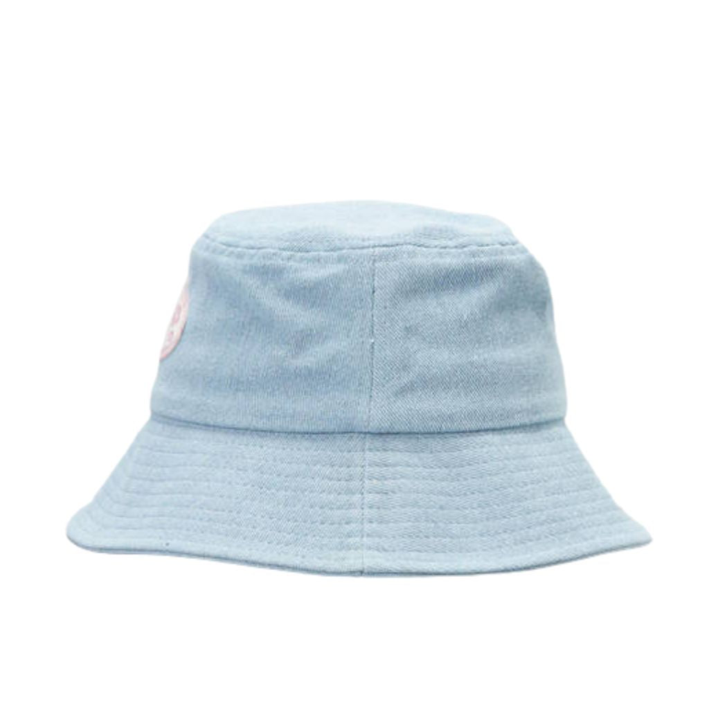 Rusty Girls Sunset Bucket Hat Bone Blue