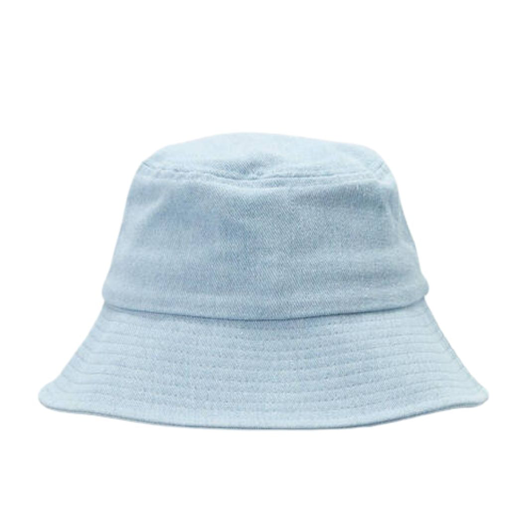 Rusty Girls Sunset Bucket Hat Bone Blue