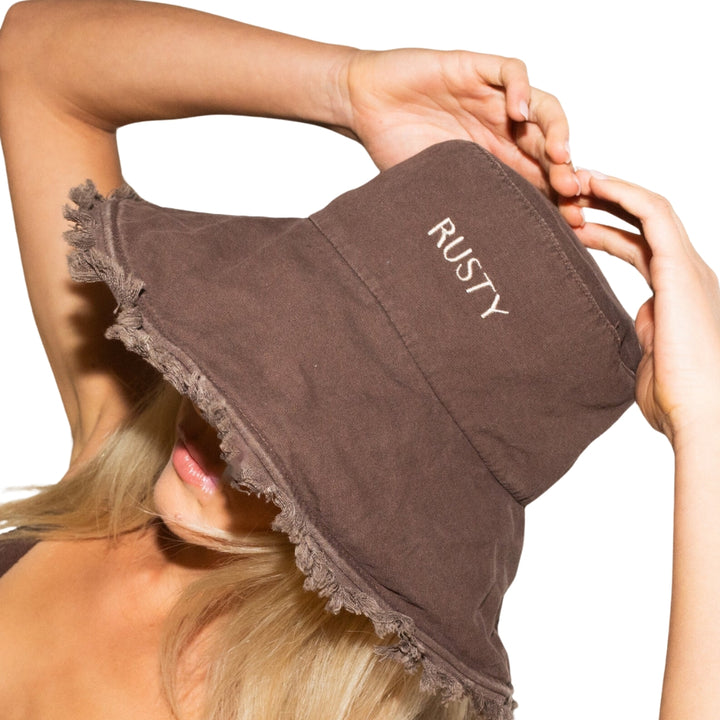 Rusty Gleam Organic Bucket Hat Java