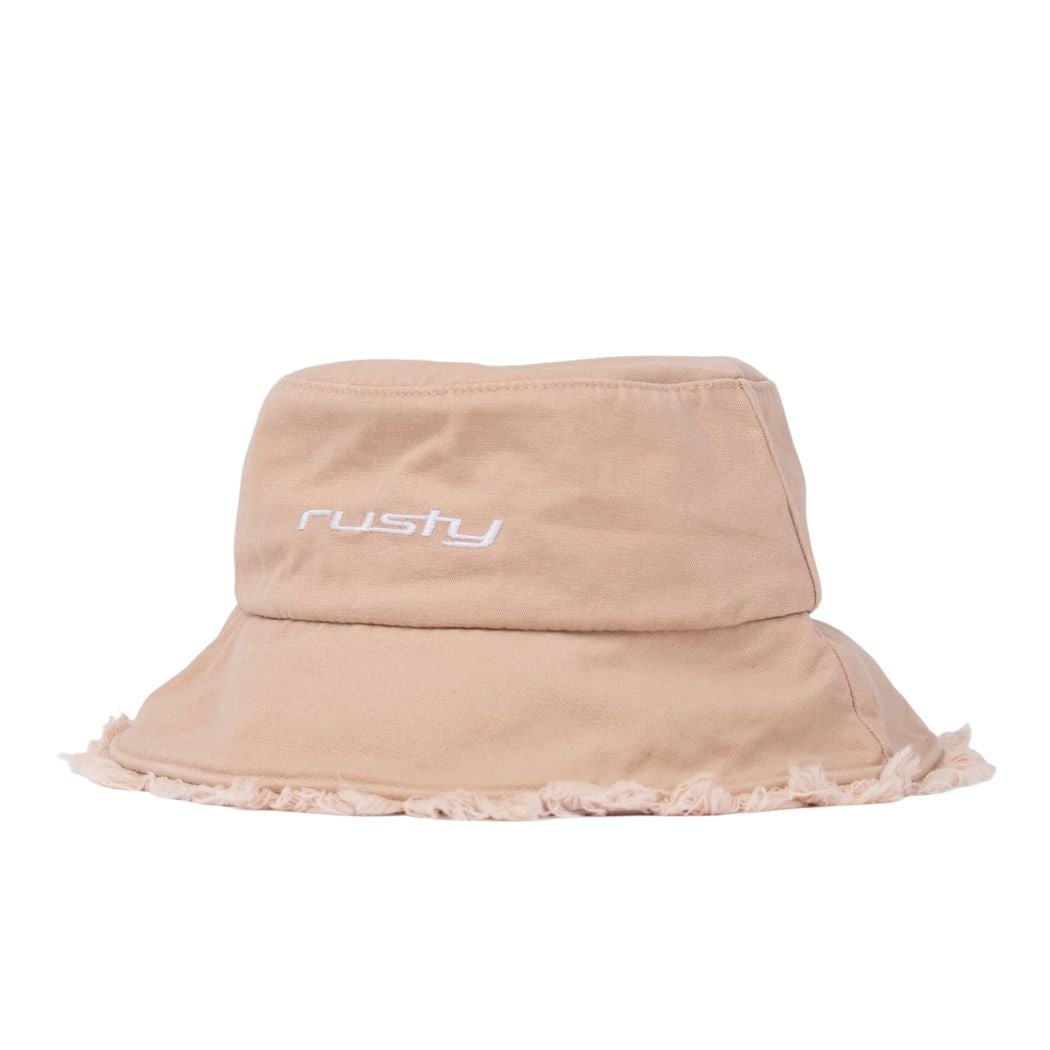 Rusty Glimmer Bucket Hat Girls Taupe