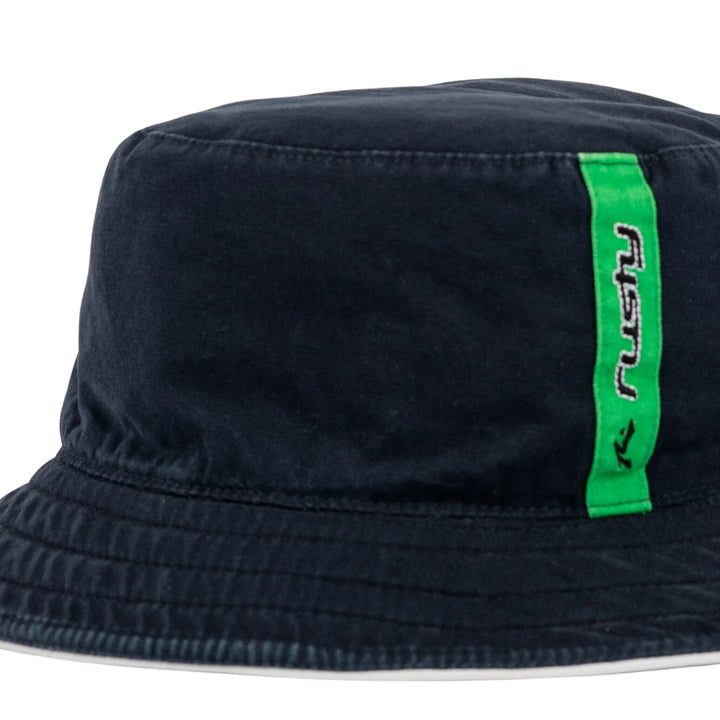 Rusty Hi-Vis Reversible Bucket Hat Navy Blue