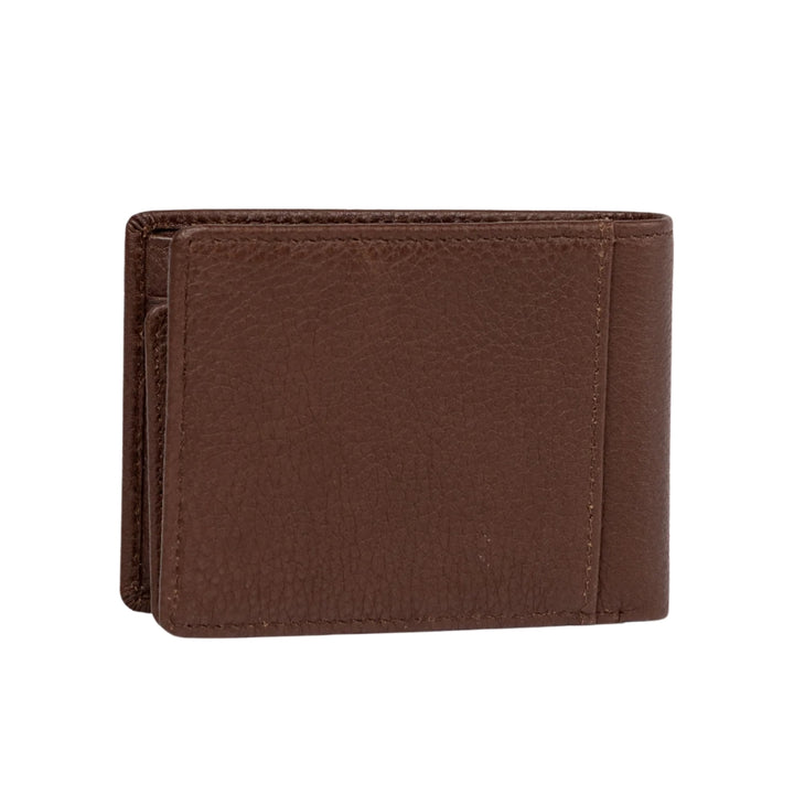 Rusty High River 2 Leather Wallet Dark Tan