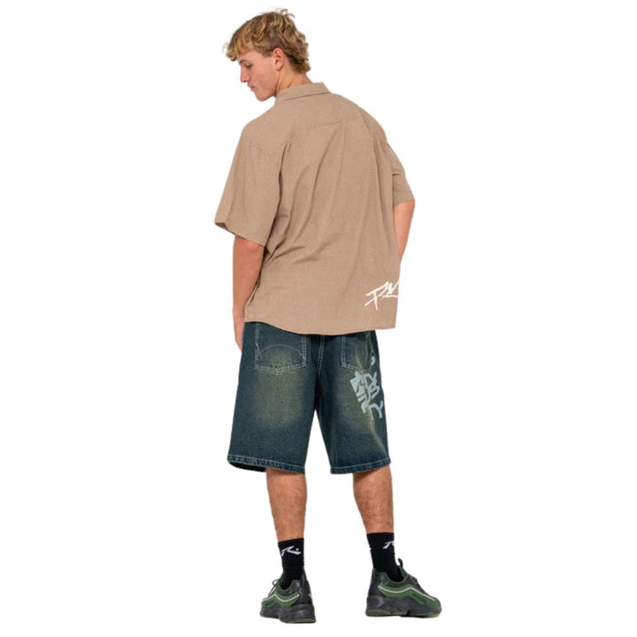 Rusty Hoodus Check Shirt Tobacco