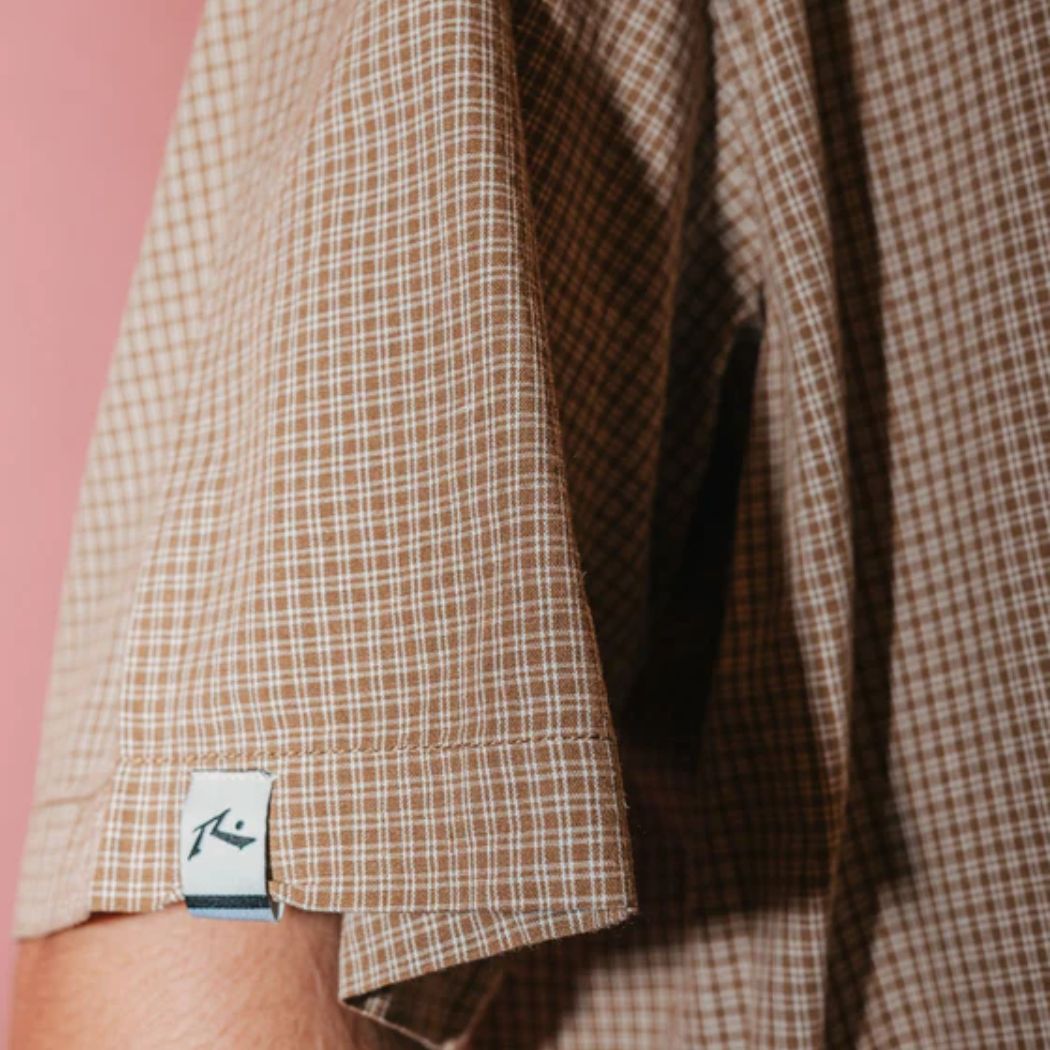 Rusty Hoodus Check Shirt Tobacco