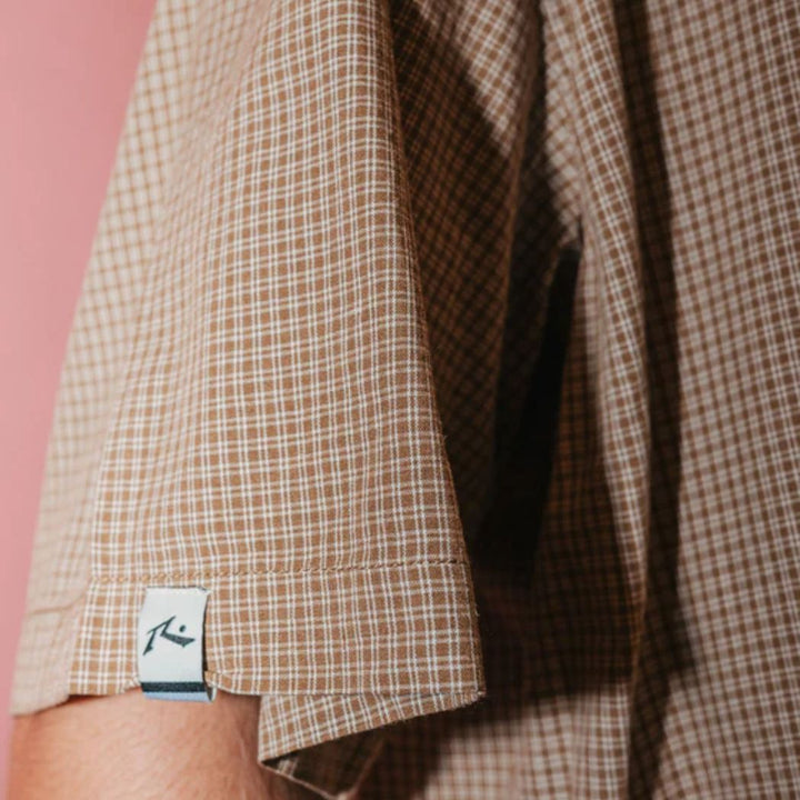 Rusty Hoodus Check Shirt Tobacco