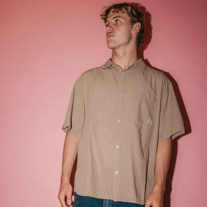 Rusty Hoodus Check Shirt Tobacco